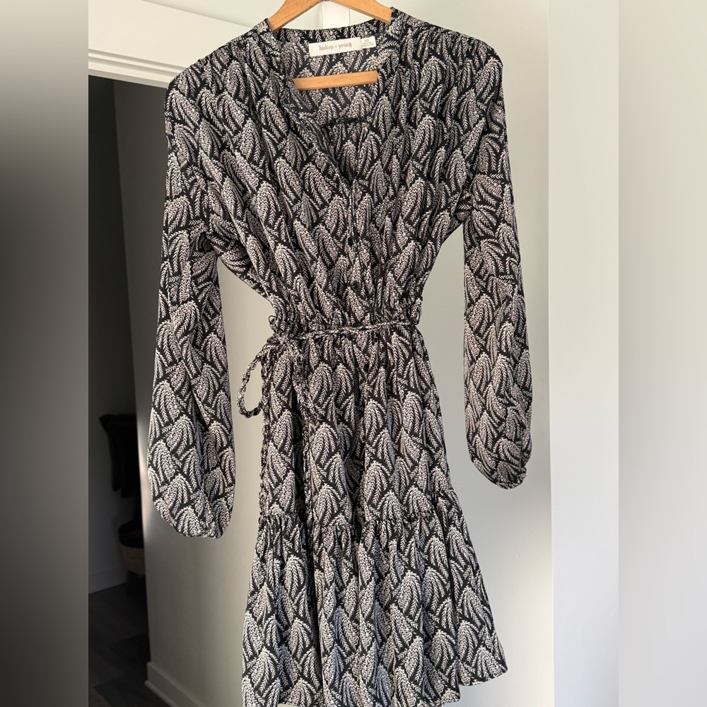 Bishop + Young Cameron Tiered Print Mini Dress